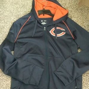 Chicago bears zip up jacket